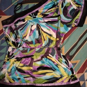 Multi colored blouse